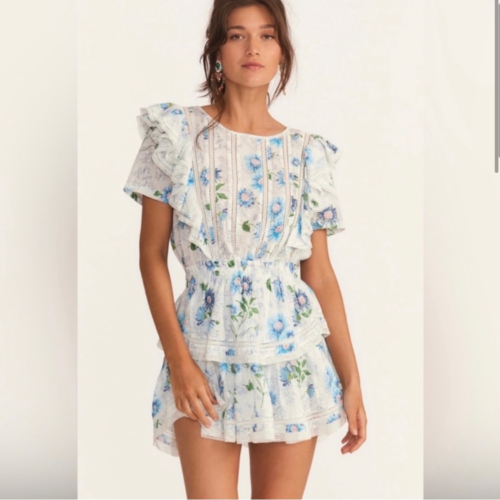 NWT Natasha mini dress - Petite in Blueberry